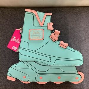 Loungefly Barbie Excl. Roller Skate Crossbody Bag-MATTEL 80TH ANNIVERSARY-NWT!!